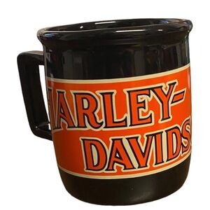Harley-Davidson Bold Black and Orange Mug